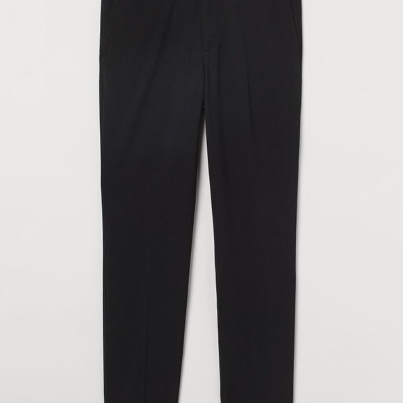H&M SLIM FIT BLACK MENS CHINO DRESS PANTS SZ 40 NWT - Picture 2 of 6